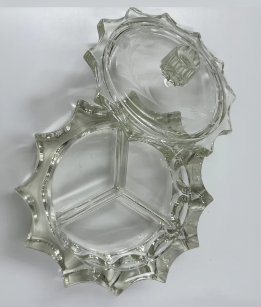 Sunflower Glass Divided