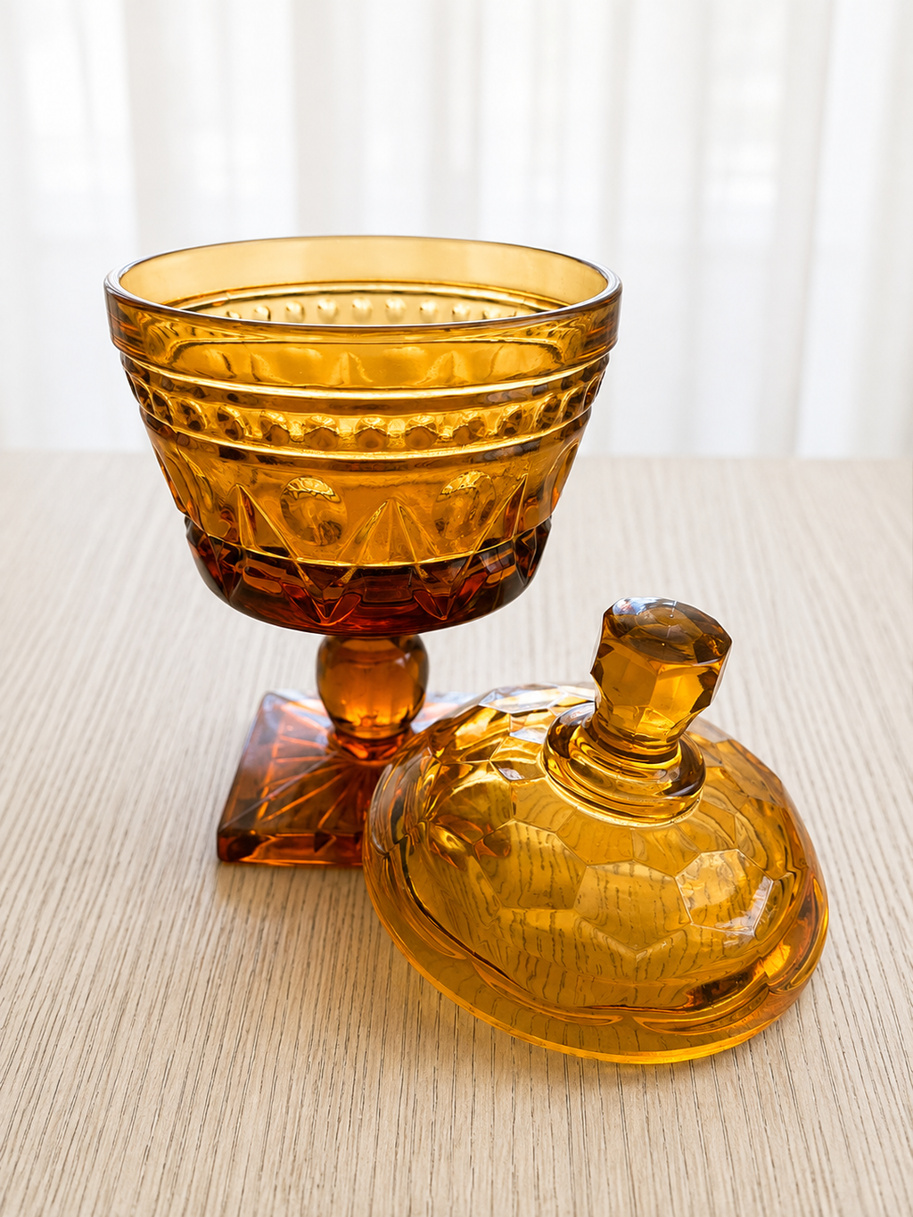 amber candy dish