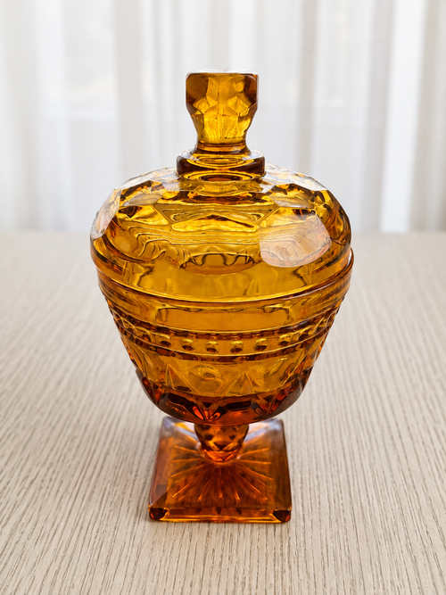 amber candy dish