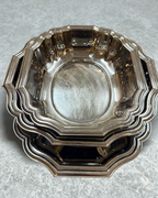 Silver Plated Platters Trio