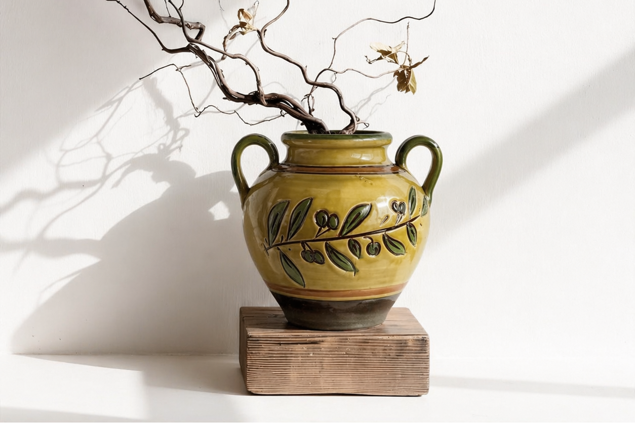 Olive Branch Vase