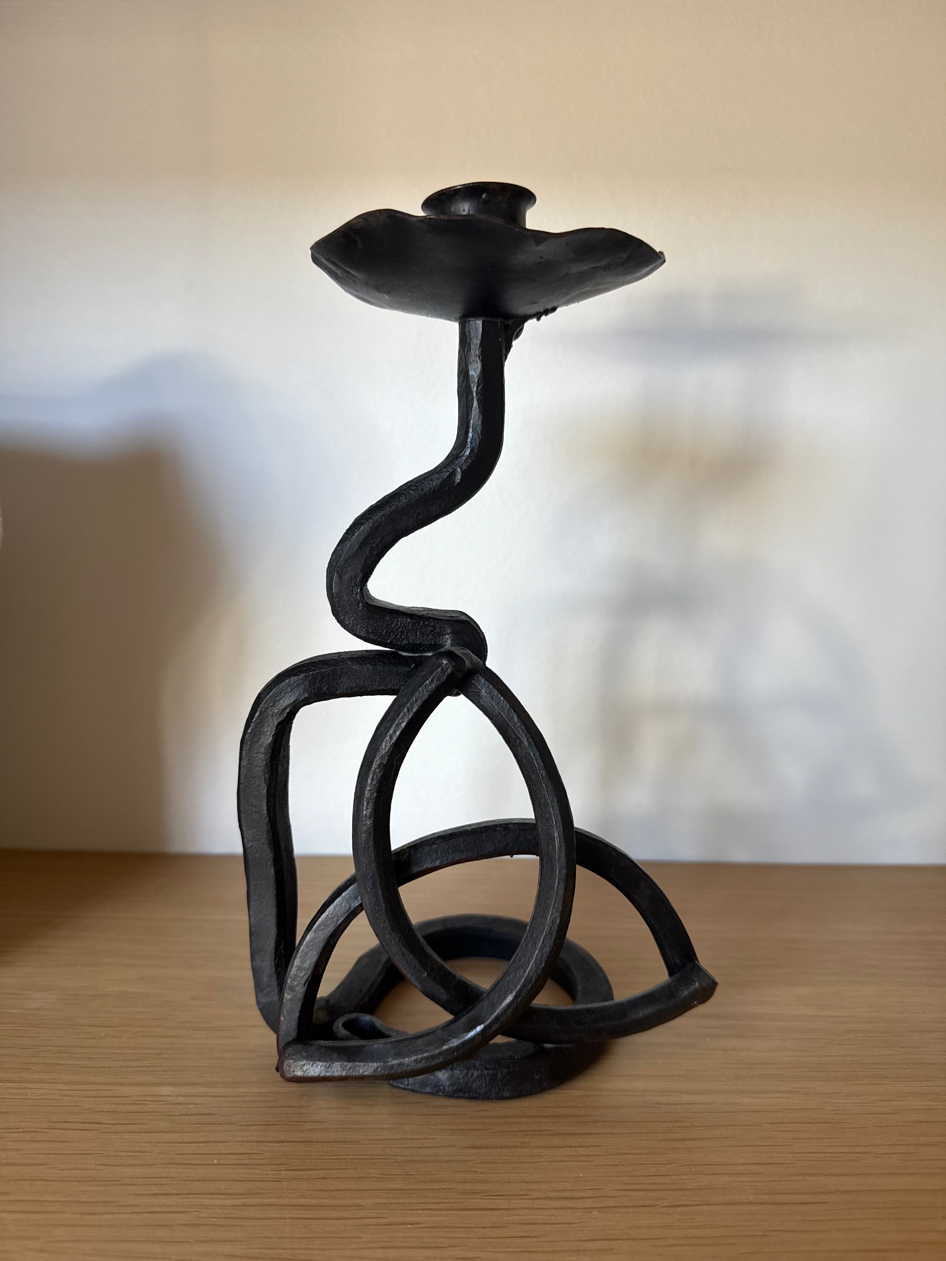 Iron Knot Candleholder