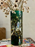 Midnight Emerald Glass Vase