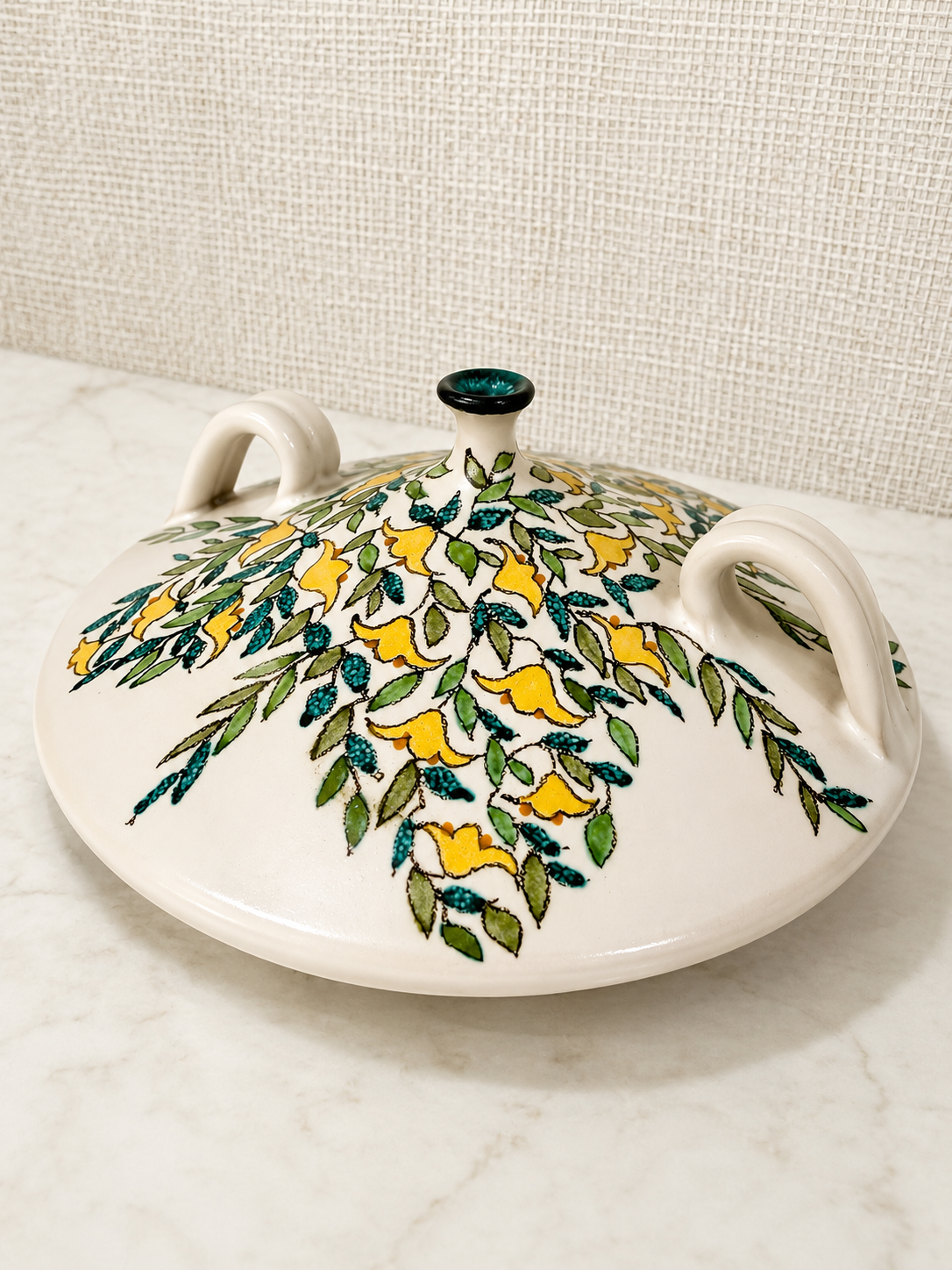 Botanical Ceramic Vase