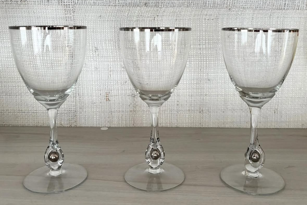 Ball Stem Wine Glasses (Set of 8)
