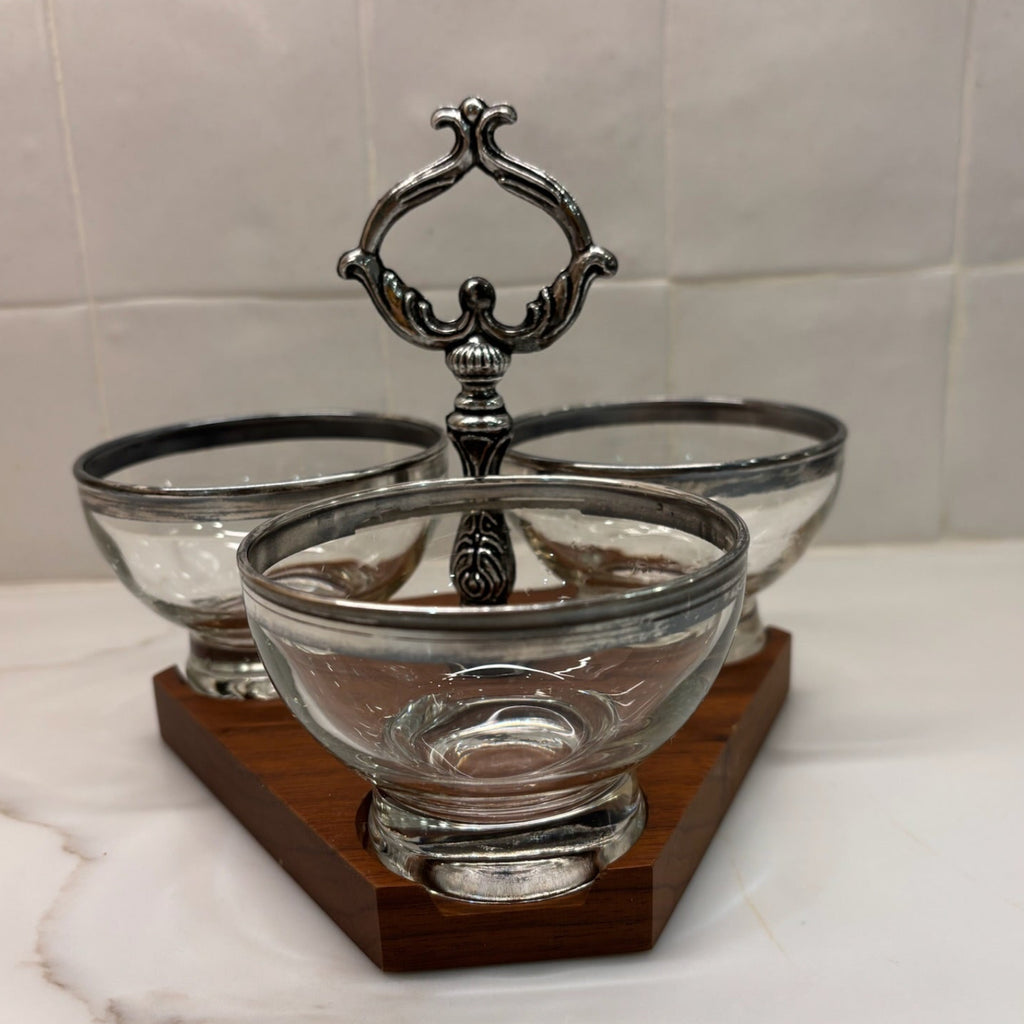 Trio Glass Server