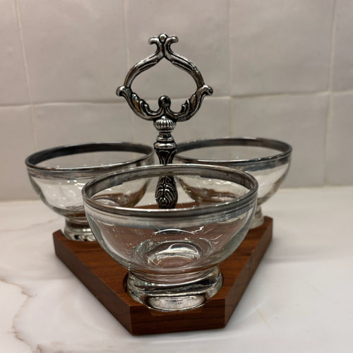 Trio Glass Server