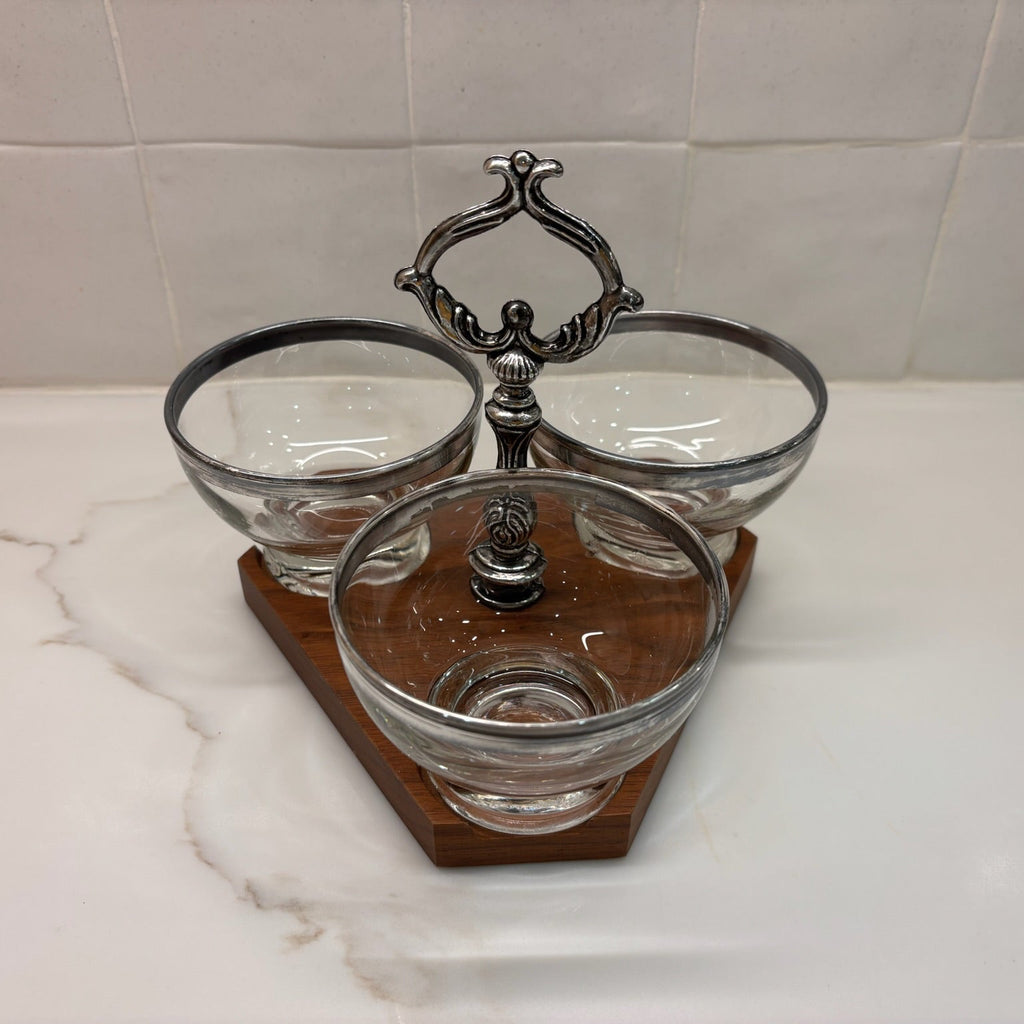 Trio Glass Server