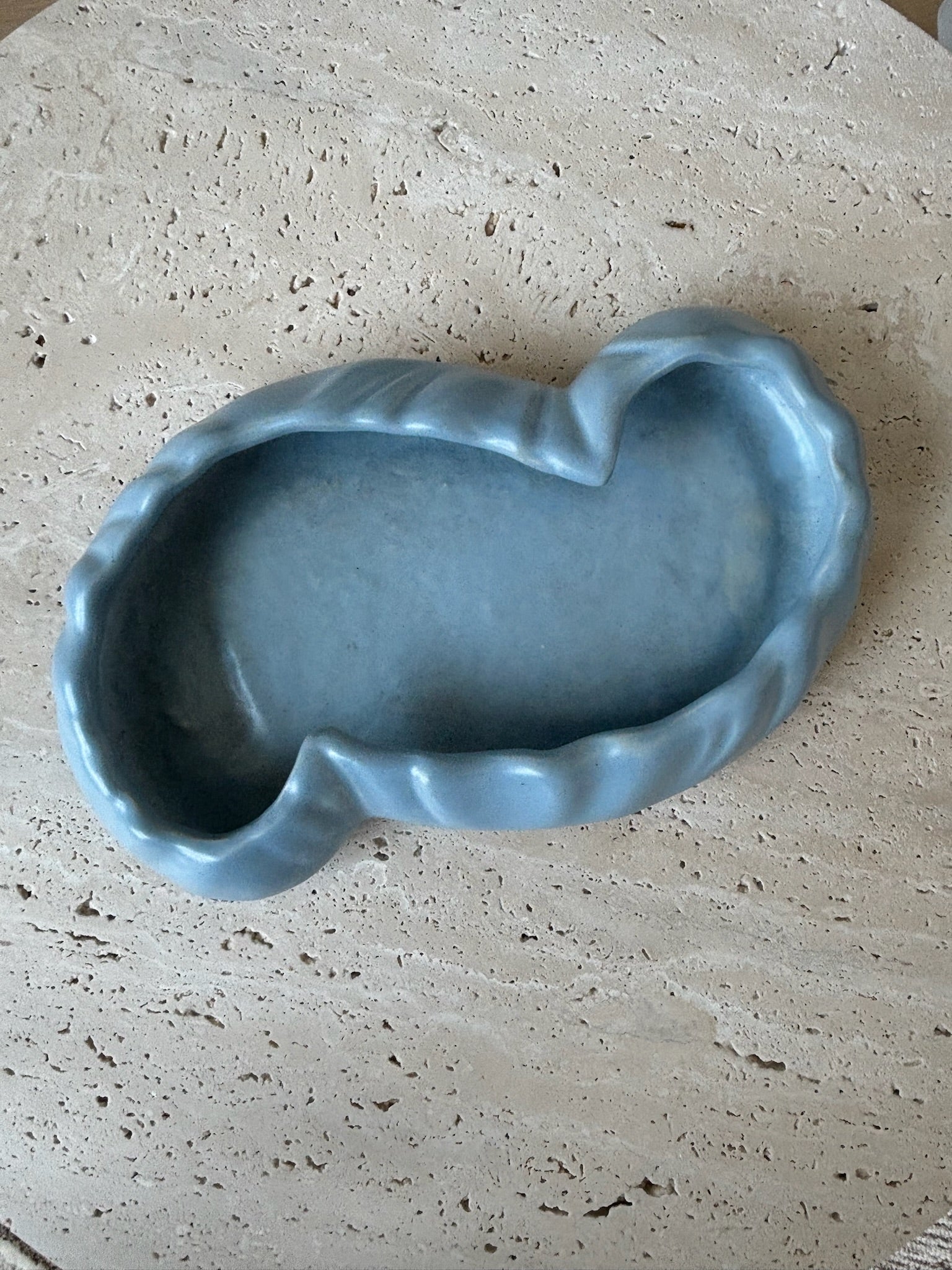 Baby Blue Ceramic Dish