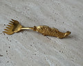Small Brass Fish Fork