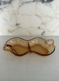 Honey Glass Divided Dish