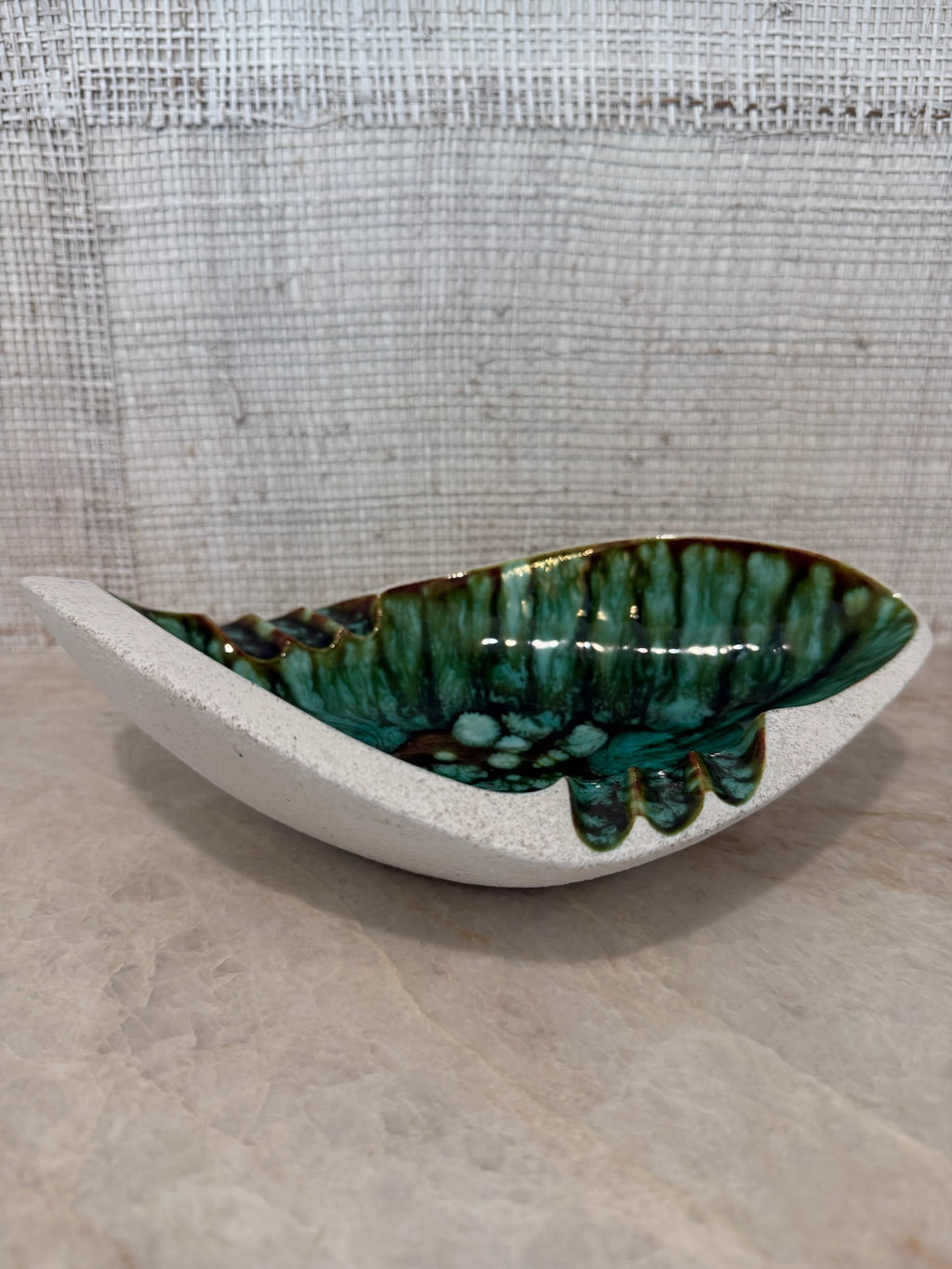 Ceramic Leaf Trinket Dish
