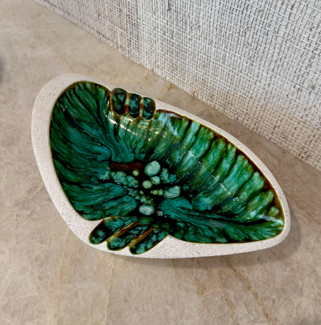 Ceramic Leaf Trinket Dish