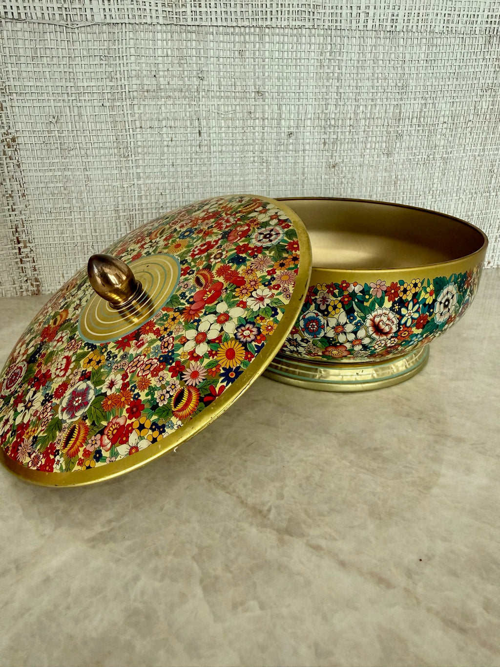 Floral Tin