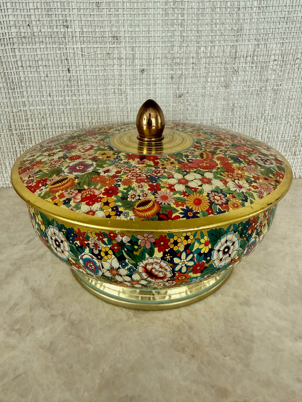 Floral Tin