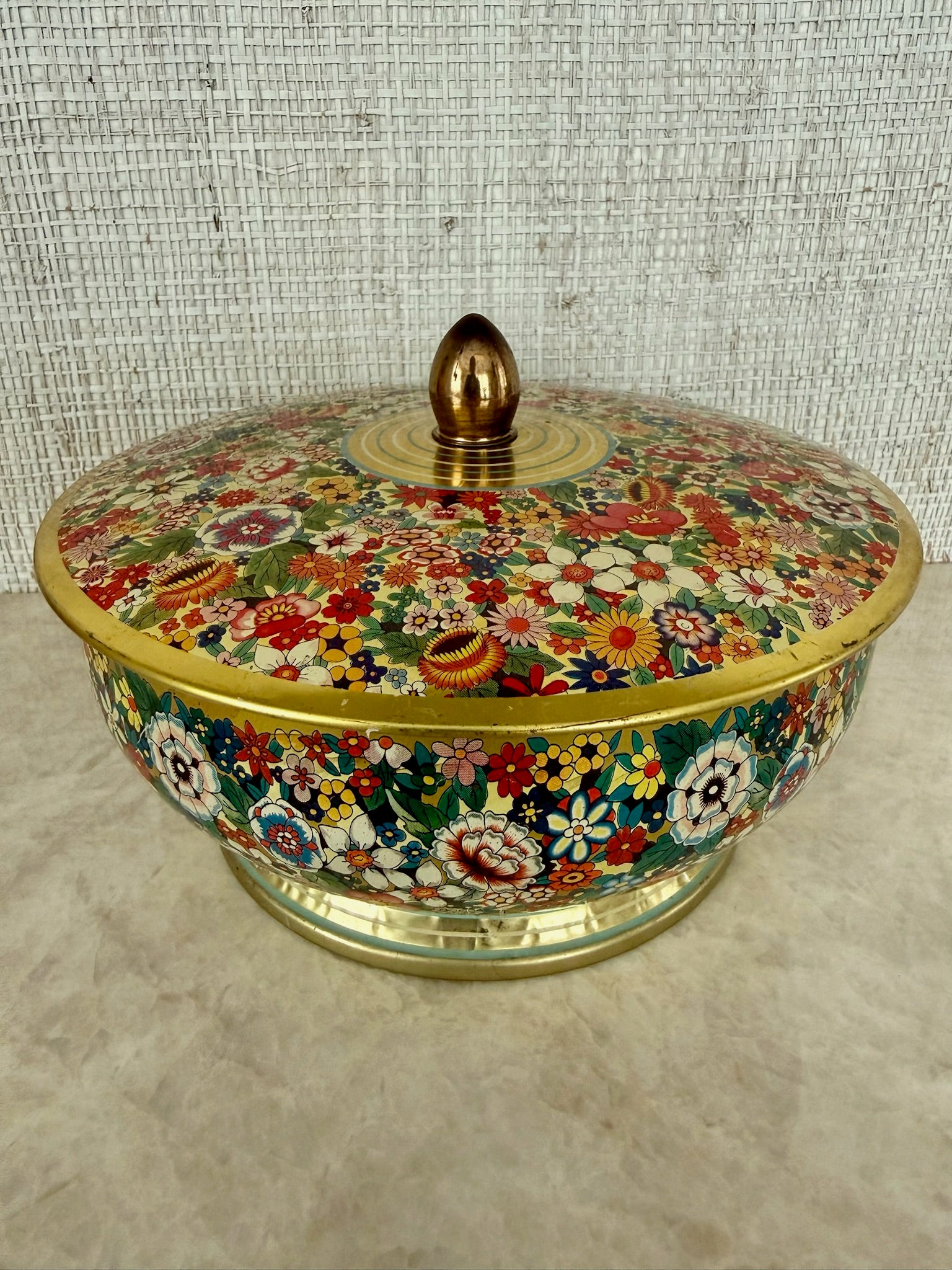 Floral Tin