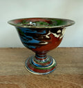 Tie-Dye Pedestal Bowl