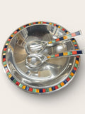 Mosaic Rim Salad Bowl Set